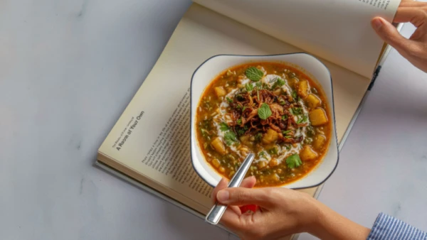 دستور پخت آش کلم قمری